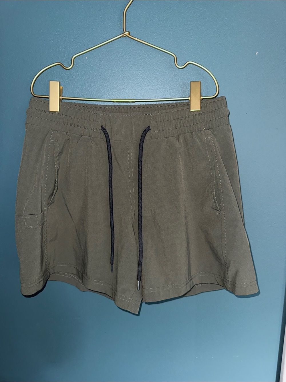 Avalanche Olive Green Elastic Waist Skirt